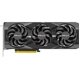 Carte graphique PNY GeForce RTX 5070 Ti à triple ventilateur, overclockée, 16 Go GDDR7, DLSS 4, noire