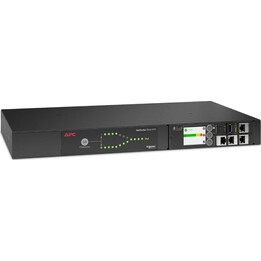 Conmutador de transferencia automática para rack APC NetShelter AP4421A, 2000 VA, 1U, 12 tomas C13, color negro