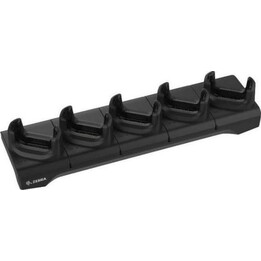 Carregador ShareCradle Ethernet de 5 ranhuras para Zebra TC51 e TC56 com 1 GbE, 3,22 kg, preto