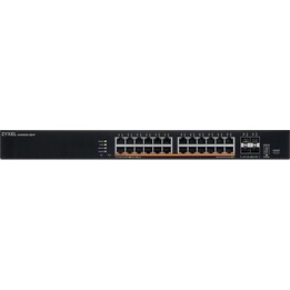 Zyxel XMG2230-28HP L3 Managed Multi-Gigabit PoE++ Switch 24x 2.5G with 4x 10G SFP+ 1U Rack Black