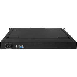 StarTech RKCONS1901 1U-Rack-KVM-Konsole mit 19-Zoll-LCD-Monitor und Touchpad, schwarz