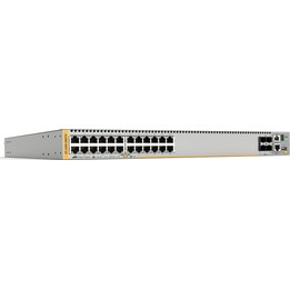 Allied Telesis x930-28GTX – stapelbarer Layer-3-Gigabit-Ethernet-Switch mit 4 × 10G-SFP+- und 24 × 1G-RJ45-Anschlüssen