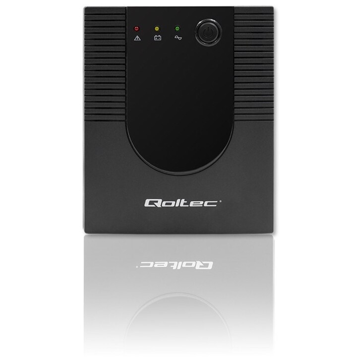 Qoltec 53775 alimentation d'énergie non interruptible Interactivité de ligne 1,2 kVA 720 W 4 sortie(s) CA