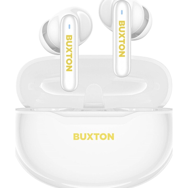 Buxton BTW 7200 White Tuya - Wireless In-Ear Headphones with Charging Case, White