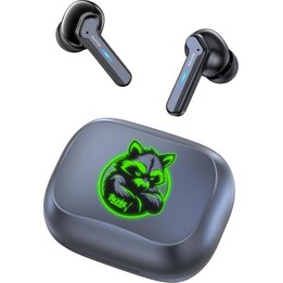 Buxton BTW 8200 Racoon - Auricolari in-ear wireless con custodia di ricarica, bianchi