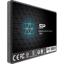 Disque dur SSD Silicon Power Slim S55 2,5 pouces, 240 Go, SATA 3