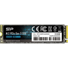 Silicon Power P34A60 512 GB SSD M.2 PCIe Gen3×4 Festplatte