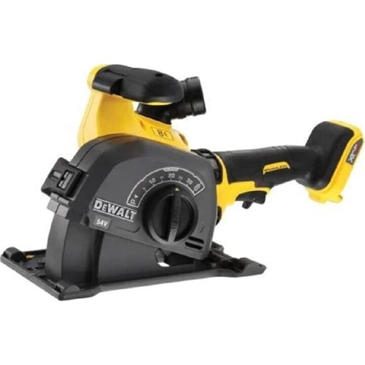 DEWALT DCG200NT-XJ XR FLEXVOLT 54 V, ranhurador de parede com escovas, sem carregador/bateria, preto/amarelo