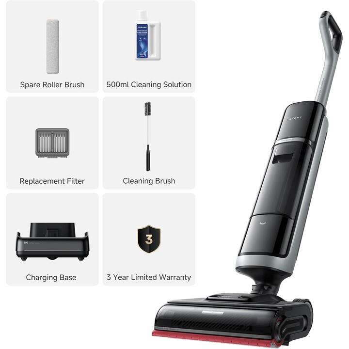 Aspirador de pó Dreame Wet&dry H15 Pro Heat