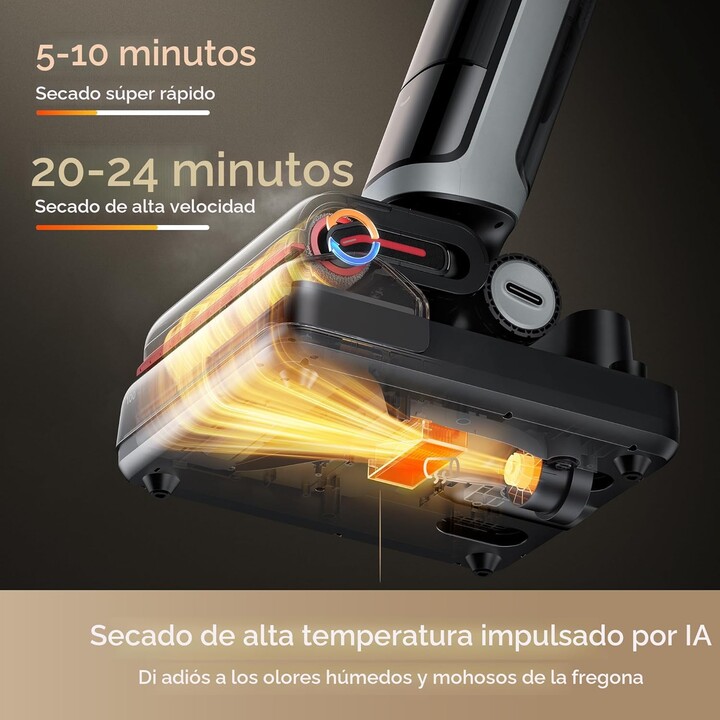 Aspirador de pó Dreame Wet&dry H15 Pro Heat