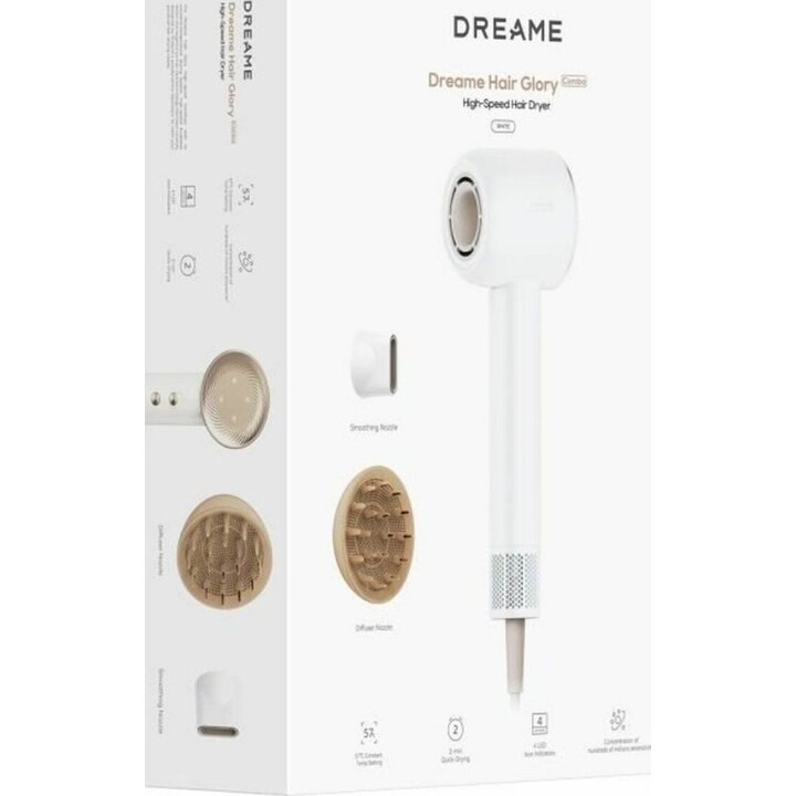 Dreame hair glory high-speed hair dryer-white（glorycombo）Dreame hair glory high-speed hair dryer-white（glorycombo）