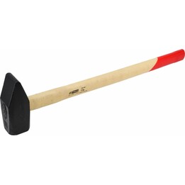 Martelo de ferreiro AwTools 5,0 kg com cabo de madeira, linha preta
