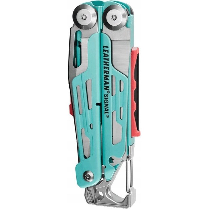 Herramienta multiusos Leatherman Signal - Aguamarina