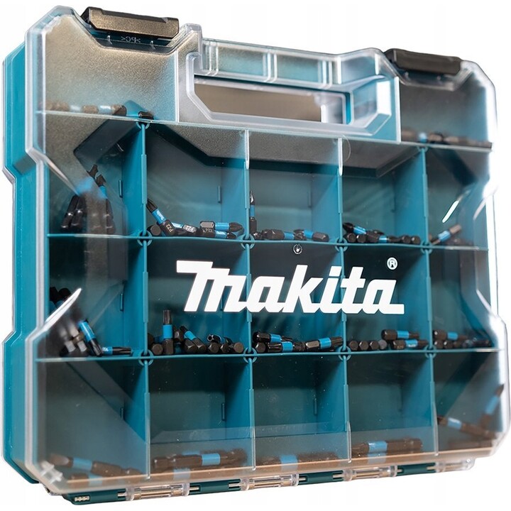 Conjunto de pontas e chaves de soquete Makita, 100 peças