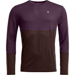 Sudadera termoactiva de manga larga Ortovox 185 Rock N Wool - Dark Wild Berry Talla: M