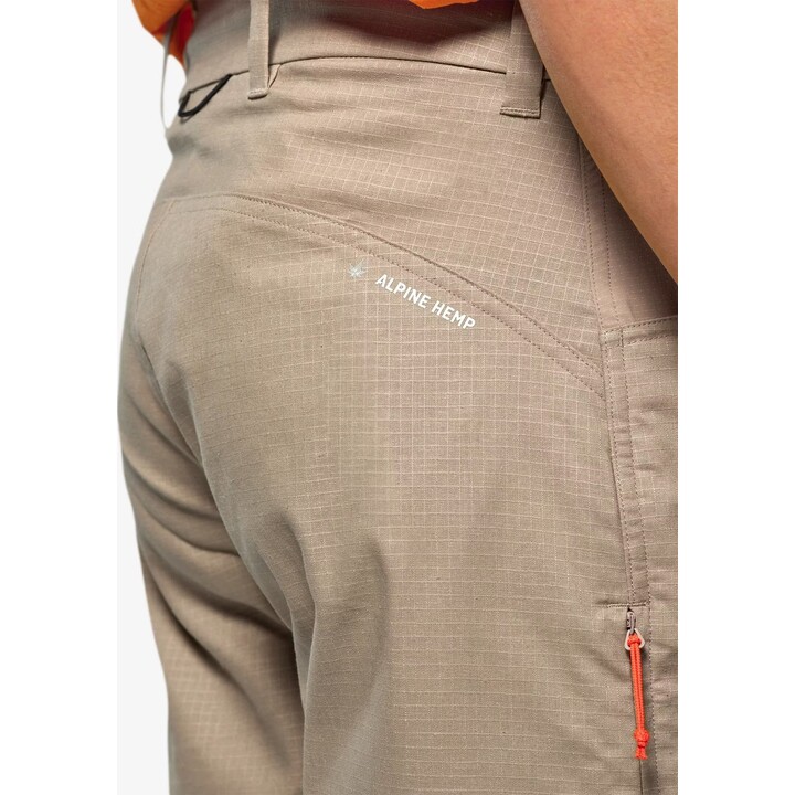 Spodenki wspinaczkowe Salewa Agner Hemp Ripstop Shorts - quicksand rozmiar: m