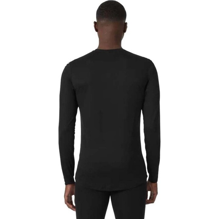 Felpa termica girocollo Helly Hansen HH LIFA a righe - Nera Taglia: M