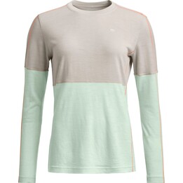 Ortovox 185 Rock N Wool Women's Long Sleeve Thermoactive Sweatshirt - White Tea Size: S