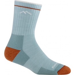 Calze da donna Darn Tough Hiker Micro Crew Midweight in lana merino imbottita - Colore ghiaccio, taglia: S