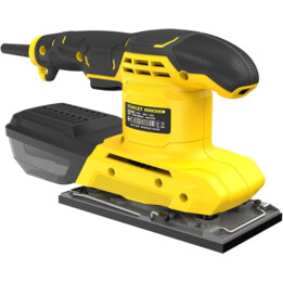 Levigatrice orbitale Stanley da 280 W, 1/3 HP, diametro dell'orbita 2 mm, con custodia da trasporto inclusa