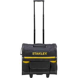 Stanley 1-97-515 - Mala rígida com rodas, 44,5 x 25,5 x 42 cm, preta/cinzenta