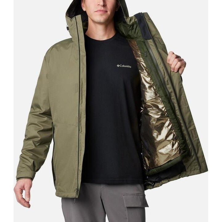 Kurtka 3w1 Columbia Oak Harbor Interchange Jacket - stone green rozmiar: xl