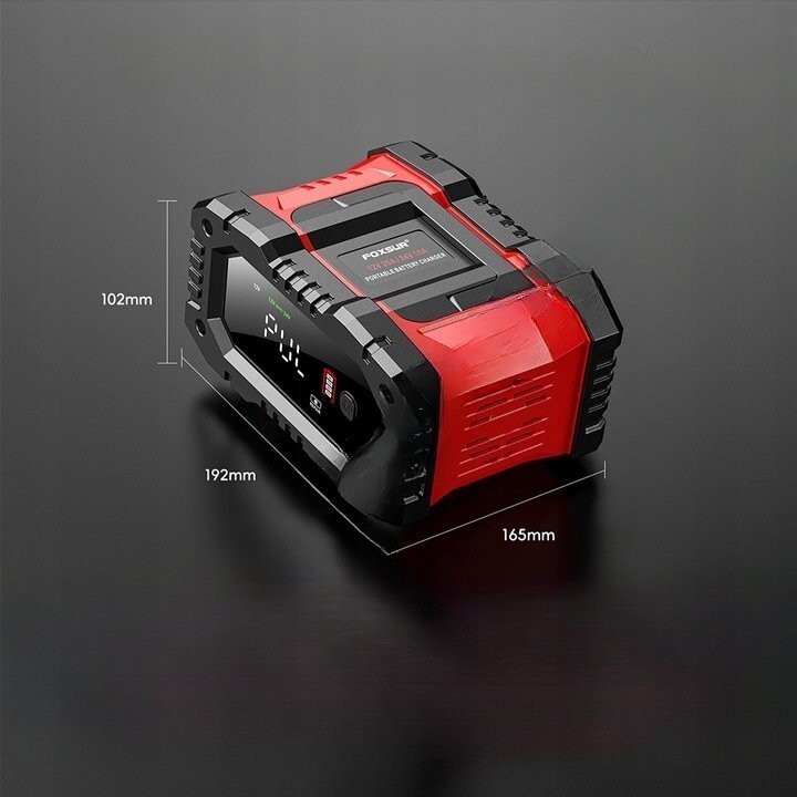 EM PROSTOWNIK FOXSUR 12V&24V 20A LCD