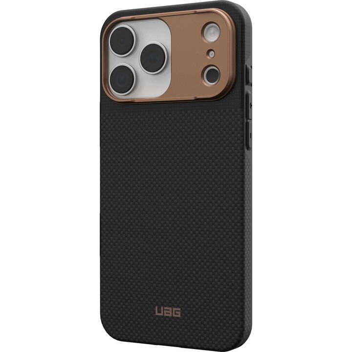 UAG Fibr Armr MagSafe - etui do iPhone 17 Pro Max kompatybilne z MagSafe (kevlar graphite / bronze)