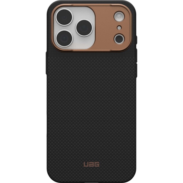 UAG Fibr Armr MagSafe Case for iPhone 17 Pro Max MagSafe Compatible (Kevlar Graphite/Bronze)