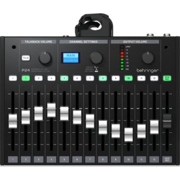 behringer P-24 personal monitor mixer black