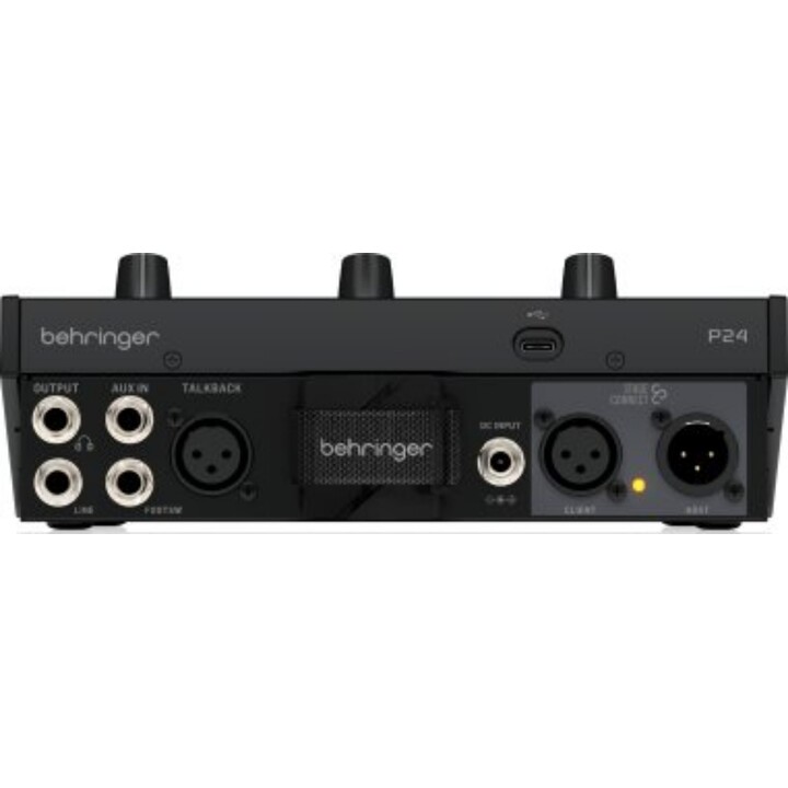 behringer P-24 personal monitor mixer black