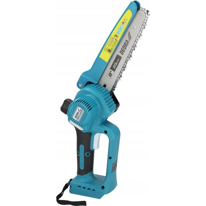 Cordless chainsaw mini 8' 18V 0*AH SAS+