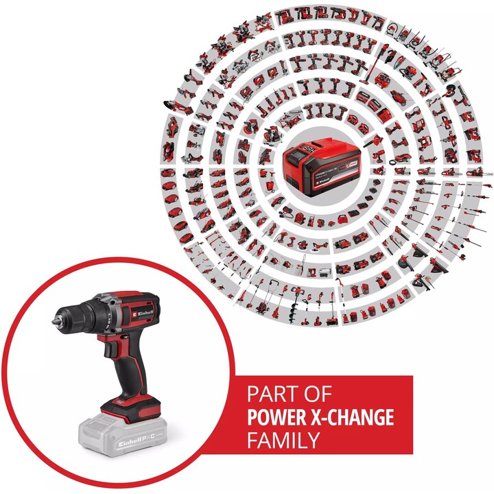 Perceuse-visseuse sans fil EINHELL TC-CD 18/38 Li