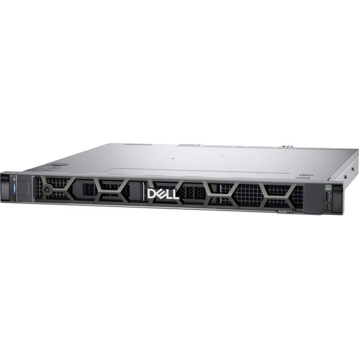 Chassis DELL PE R260, 2 processori Xeon 6 Performance 6315P da 3,5" cablati, 16 GB di RAM, 1 disco rigido SATA da 2 TB