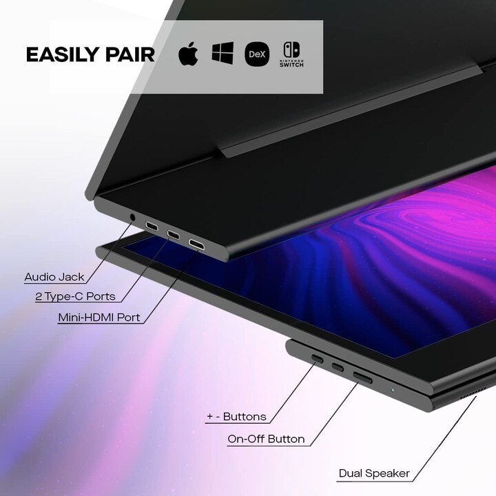 Mobile Pixels Glance - tragbarer Monitor 16" IPS LCD, 60Hz, 1920 x 1080p