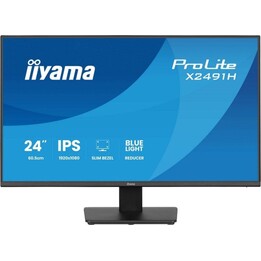 Monitor iiyama ProLite X2491H-B1 de 24", Full HD, 120 Hz, IPS, sem moldura, 1 ms