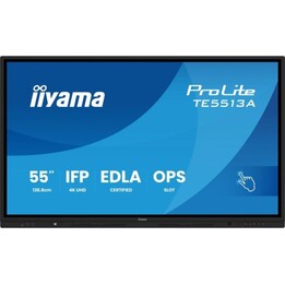 iiyama TE5513A-B2AG, ecrã plano interativo de 55", 4K Ultra HD, Wi-Fi e Android