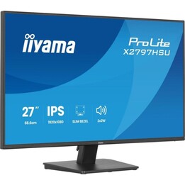iiyama ProLite X2797HSU-B1 27-Zoll-Full-HD-IPS-Monitor mit 120 Hz und 4 USB-Lautsprechern