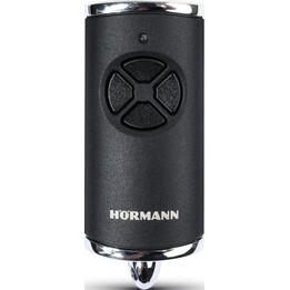Hormann HSE 4 868Mhz BiSecure Handsender (schwarz, matt, verchromte Abdeckungen)