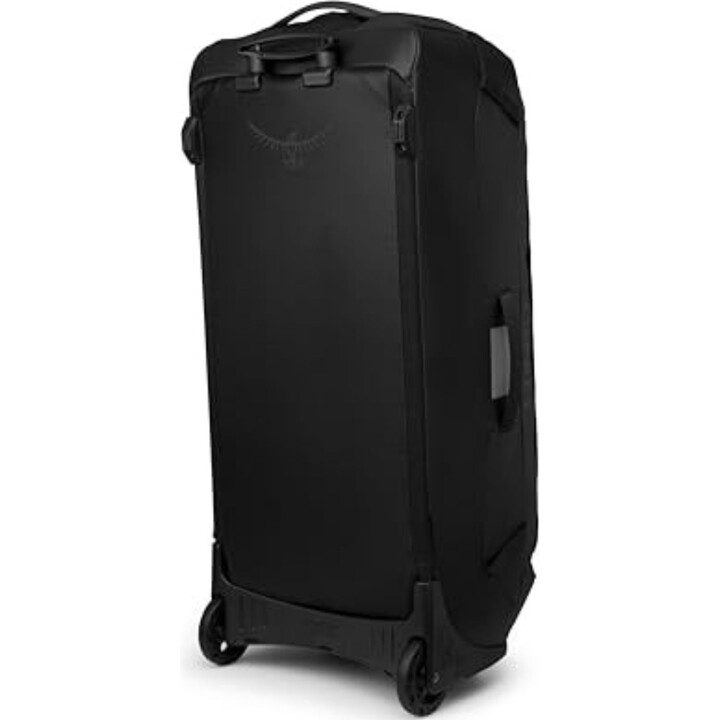 Mala de viagem com rodas Osprey Transporter de 120 litros, preto puro