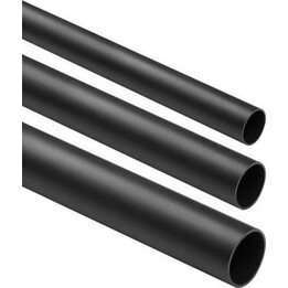 Rigid and smooth cable tube, black, CRL-20, 2 m (pack of 25 units).