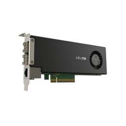 Carte PCIe Mikrotik CCR2004-1G-2XS-PCIE, 2 ports SFP28, 1 port RJ45 1000 Mb/s, couche 6