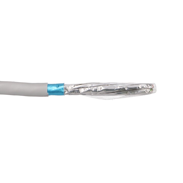 Câble réseau Extralink Cat6a FFTP (F/FTP) intérieur | Paire torsadée | 50 m