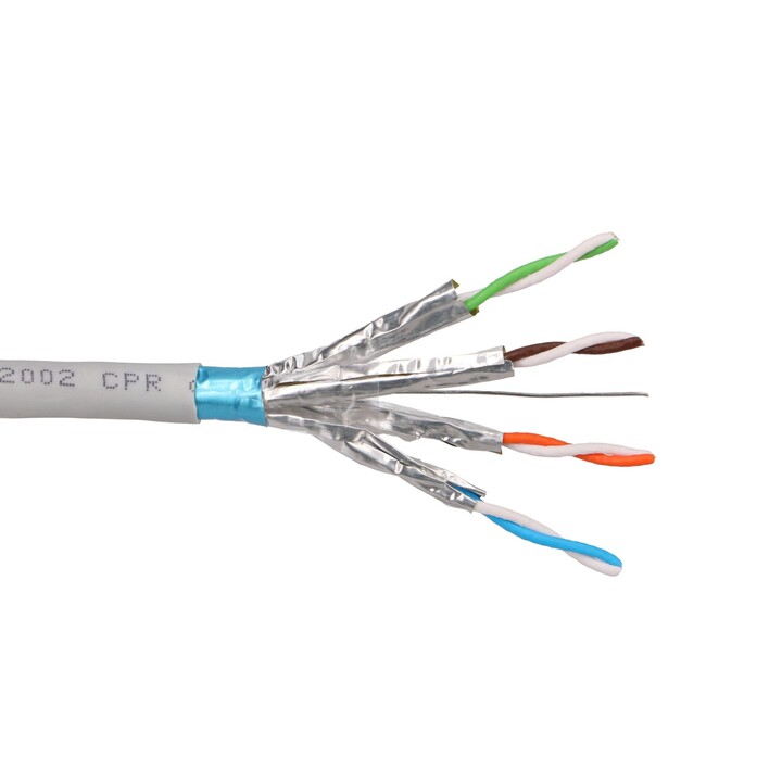 Extralink Cat6a Fftp (f/ftp) Indoor | Twisted Pair Network Cable | 50m