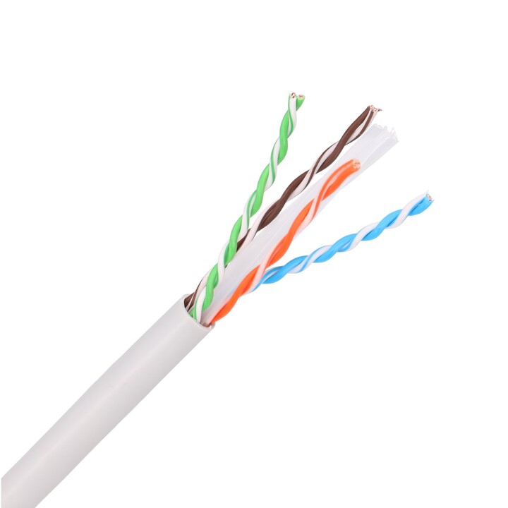 Cabo de rede Extralink Cat6a UTP (u/utp) para uso interno | Par trançado | 50m