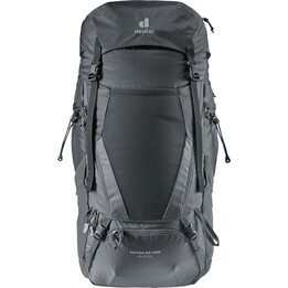 Mochila Deuter Futura Air Trek 45 + 10 SL para mulher, preto-grafite, 55 L