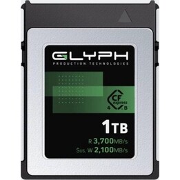 Scheda di memoria Glyph Capture+ CFexpress Tipo B 4.0 da 1 TB per video RAW a 12K, nera