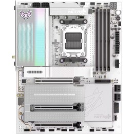 Sapphire Nitro Plus X870EA PhantomLink Polar AMD X870E ATX Motherboard White