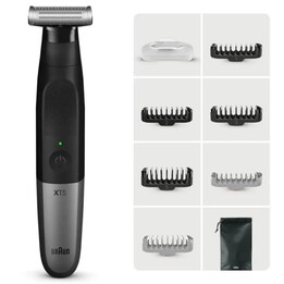 Barbeador Braun Wet and Dry Series X XT5200 / com bateria / 6 acessórios
