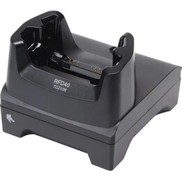 Base de comunicação Zebra RFD40 de ranhura única para TC21 e TC26, preta